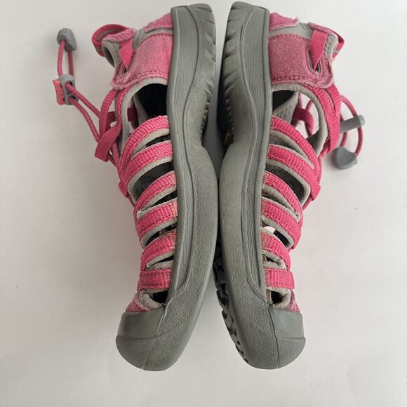 Keen Whisper Sandals Size 2 Pink Toggle Vibram Hiking Camping Outdoors‎ Water - Picture 6 of 8